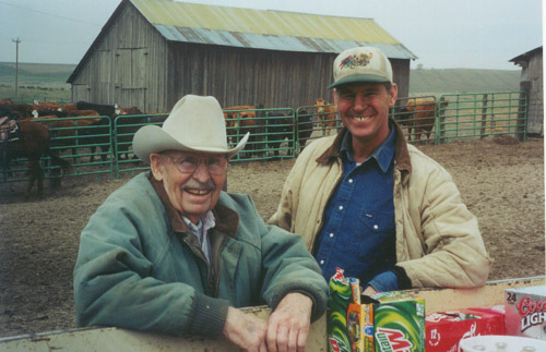 Hoffmann Ranch Branding, 2003 - Curtis and Joe