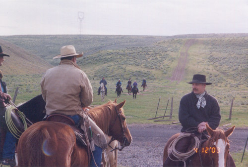 Hoffmann Ranch Branding, 2003 - Taking the First Group