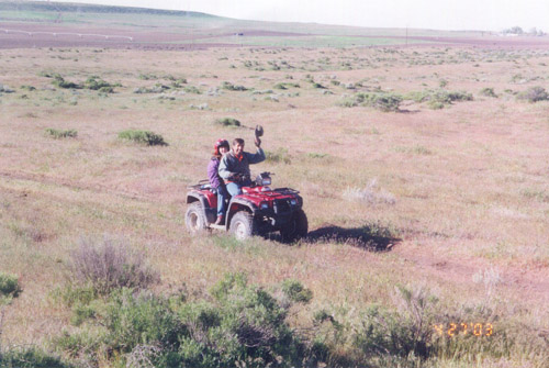 Hoffmann Ranch Branding, 2003 - Mike and Cassie